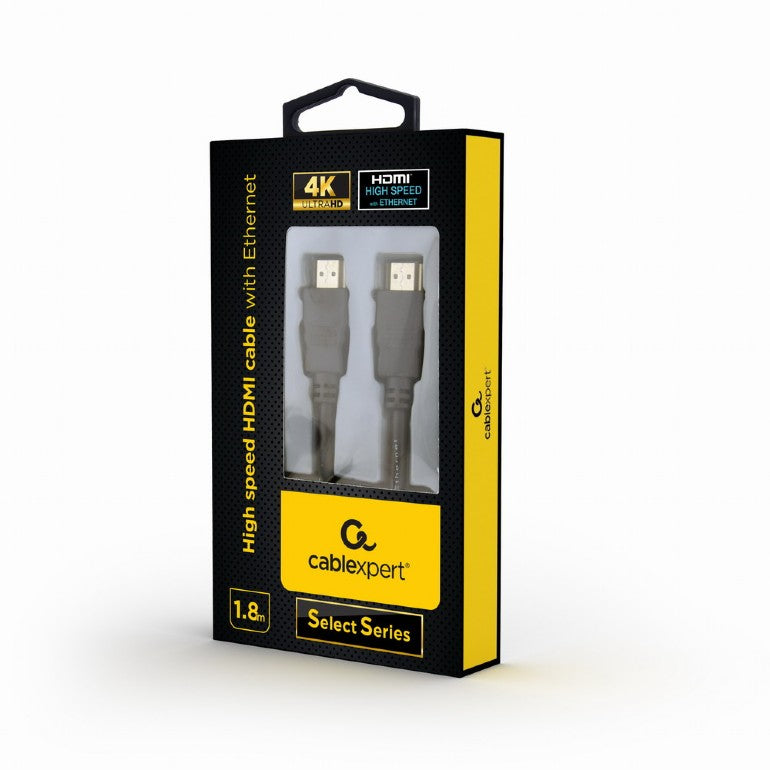 Cablexpert 4 K High Speed Hdmi Cable With Ethernet 'Select Series' 1,8 M