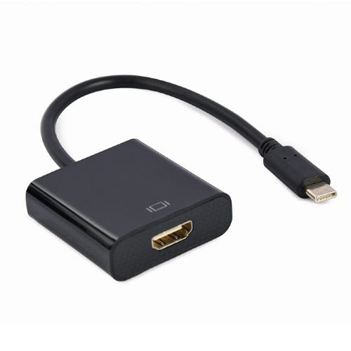 Cablexpert Usb Type C To Hdmi Adapter Cable 4 K@60 Hz 15 Cm Black Retail Pack