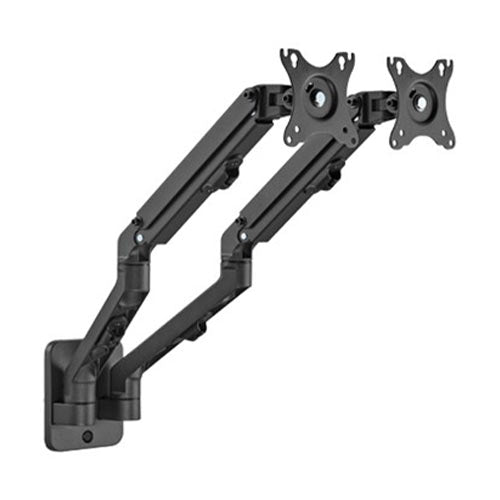 Gembird Adjustable Wall 2 Display Mounting Arm 17' 27', Up To 7 Kg