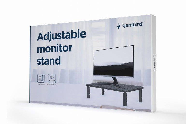 Gembird Adjustable Monitor Stand Rectangle