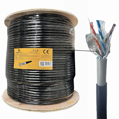 Cablexpert Cat6 Ftp Lan Gel Filled Outdoor Cable Solid 305 M Black