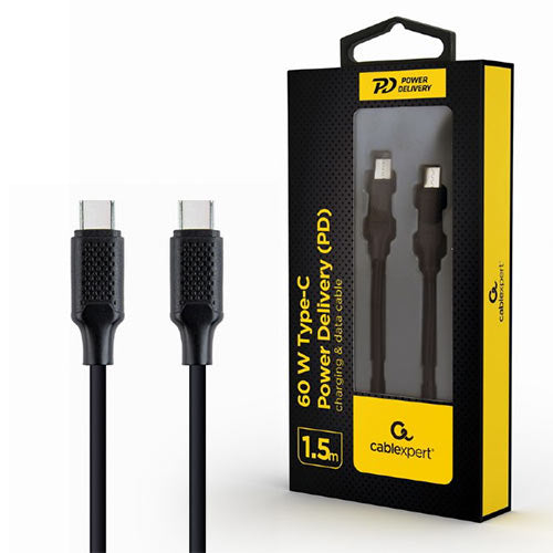 Cablexpert Usb Type C To Type C 60 W 1.5 M