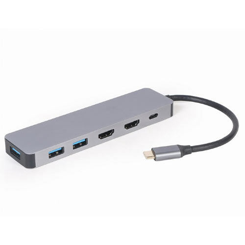 Cablexpert Usb Type C 3 In1 Multi Port Adapter (Hub+Hdmi+Pd)