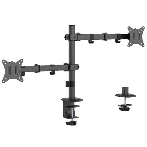 Gembird Adjustable Desk Mounted Double Monitor Arm 17' 32'