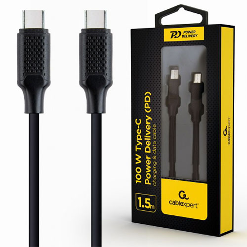 Cablexpert Type C Pd 100 W Charging & Data Cable 1.5 M