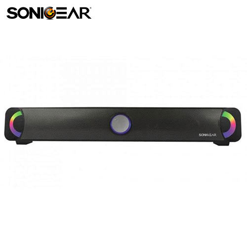 Sonic Gear Bluetooth Fm Soundbar With Light Effect Mp3 Battery Black