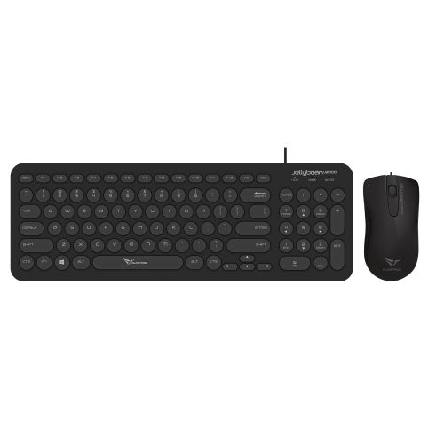 Alcatroz Wired Mouse And Keyboard Jellybean U2000 Black