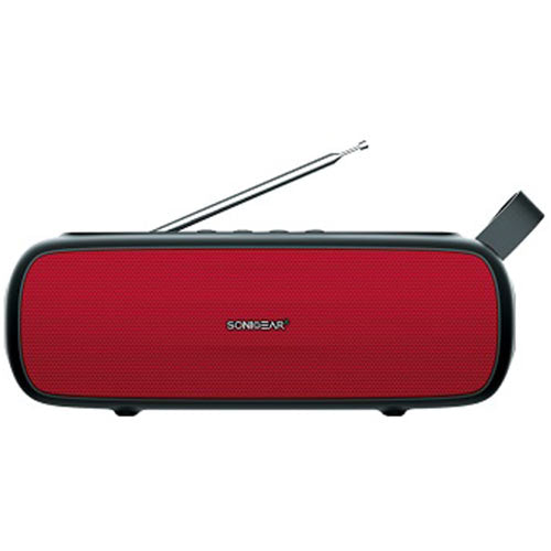 Sonic Gear Bluetooth 5.0 Super Bass Fm Radio B.Red