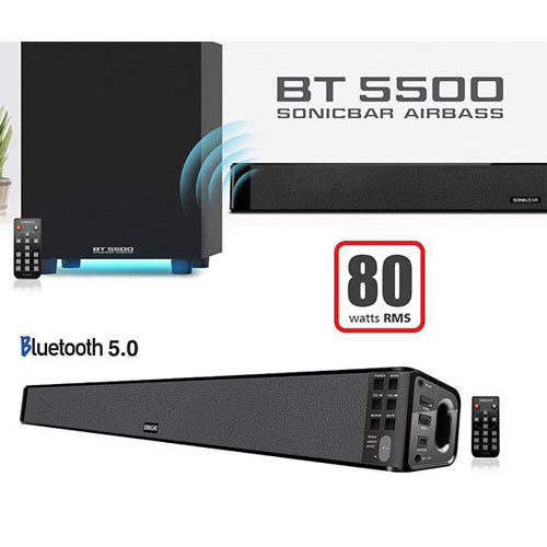 Sonic Gear Airbass Sound Bar And Subwoofer