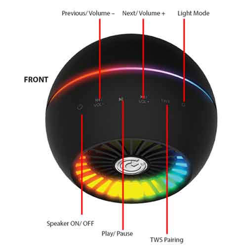 Sonic Gear Bt5.0 Tws Sonicpods Black