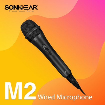 Sonic Gear Wired Microphone 6,5 Mm Jack M2 Black