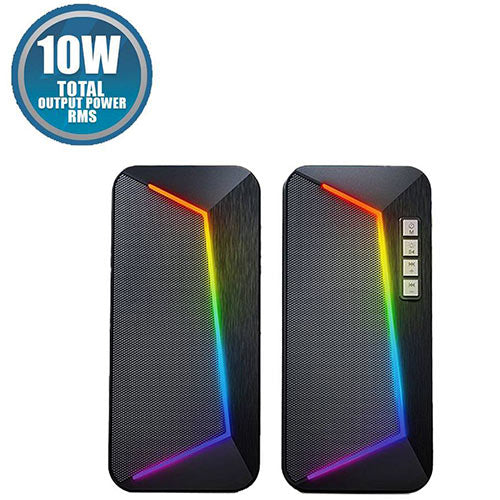 Sonic Gear Rgb Bluetooth 5.0 Stereo System Speaker 2.0 I Ox 2