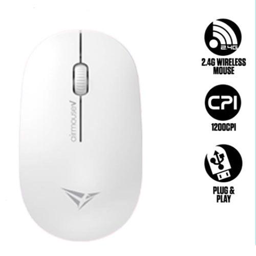 Alcatroz Wireless Mouse Airmouse V White 1200 Dpi