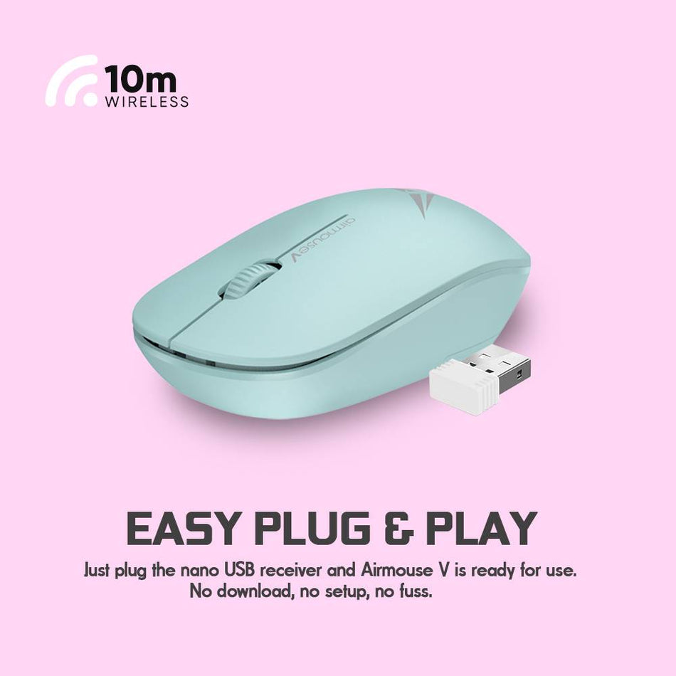 Alcatroz Wireless Mouse Airmouse V Mint 1200 Dpi
