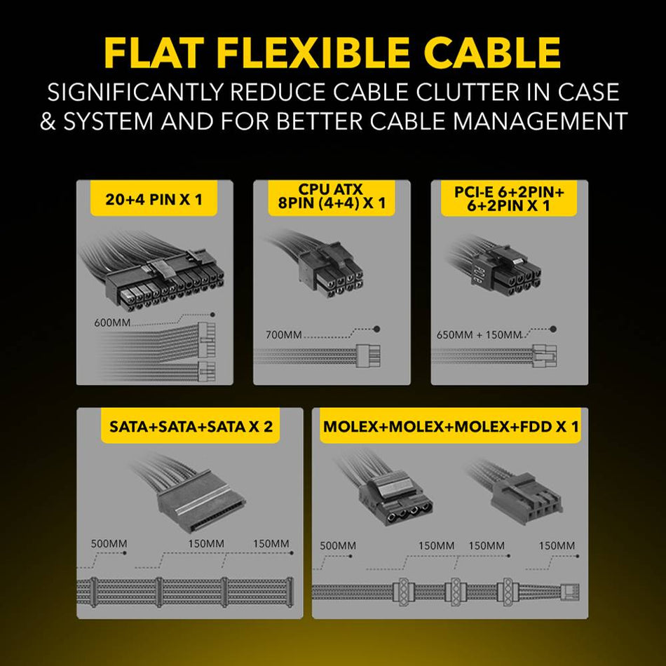 Armaggeddon Psu Voltron Gold 80+ Rating 500 W