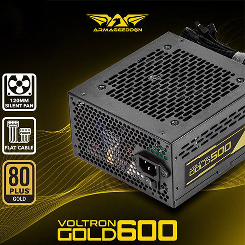Armaggeddon Psu Voltron Gold 80+ Rating 600 W