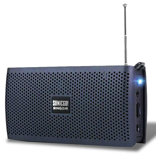 Sonicgear Sonicgo Rdo 30 X Bluetooth Portable Fm Speaker Black