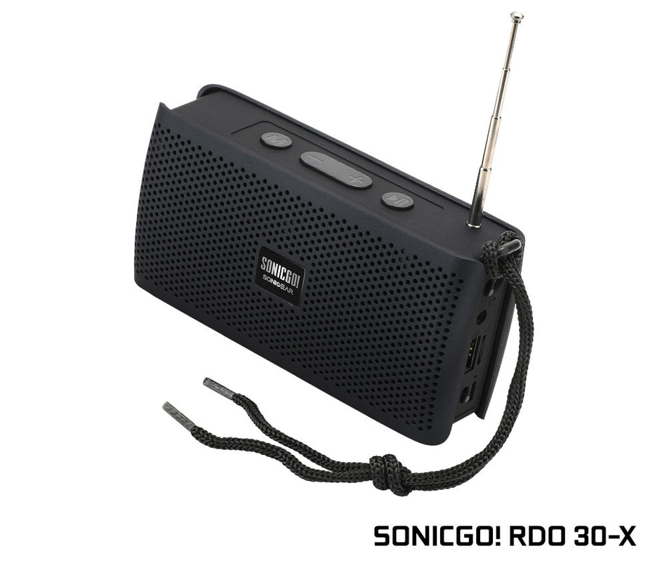 Sonicgear Sonicgo Rdo 30 X Bluetooth Portable Fm Speaker Black