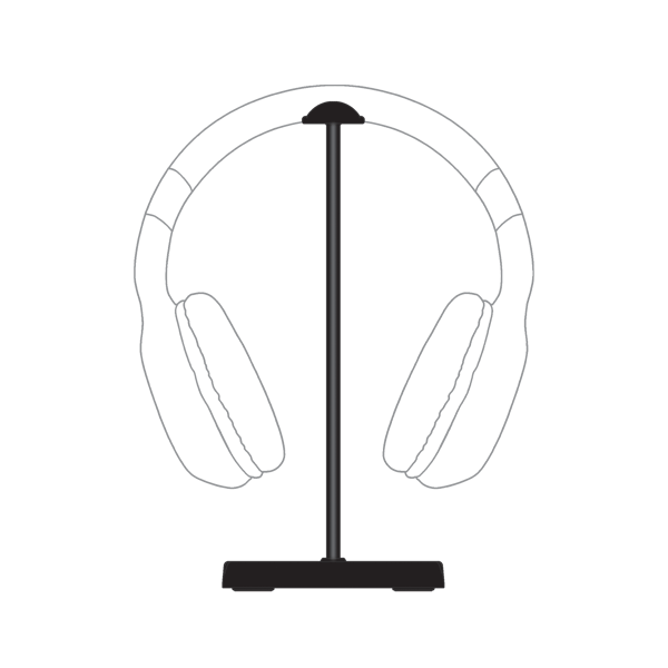 Armaggeddon Gaming Headphone Stand Black