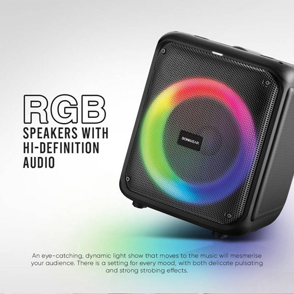 Sonic Gear Rgb Speaker With Hd Audio 'Audiox Pro 600' Rms 90 W