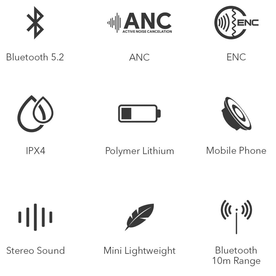 Sonic Gear Bluetooth Earpump Tws 16 Anc White