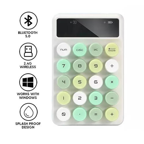 Alcatroz Numeric Pad Jellybean Num A3 Crayon Green