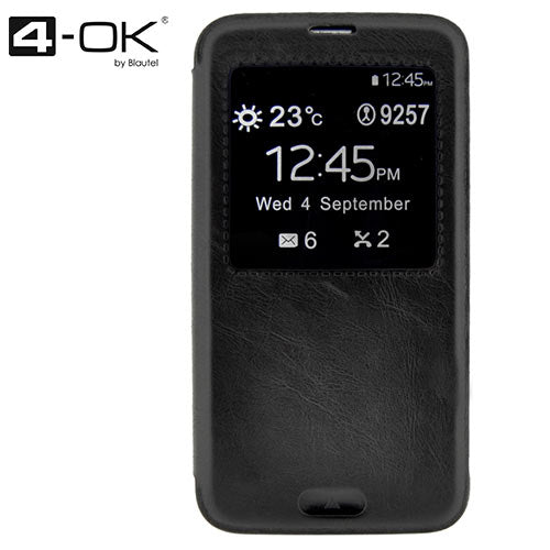 4 Ok Book Window For Samsung Galaxy S6 Black