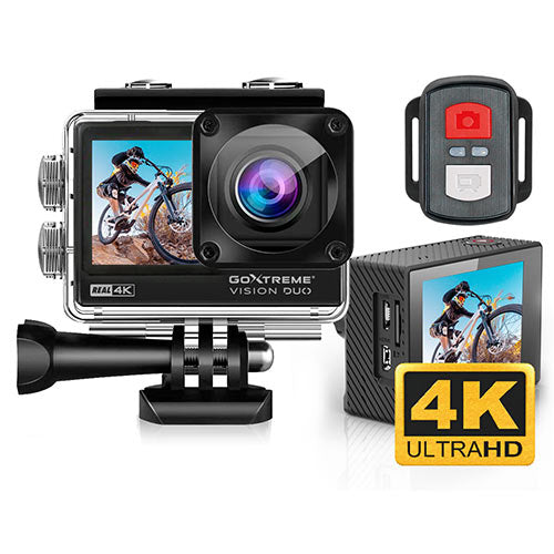 Goxtreme Real 4 K Action Camera With Wifi And Remote Control Vision Duo