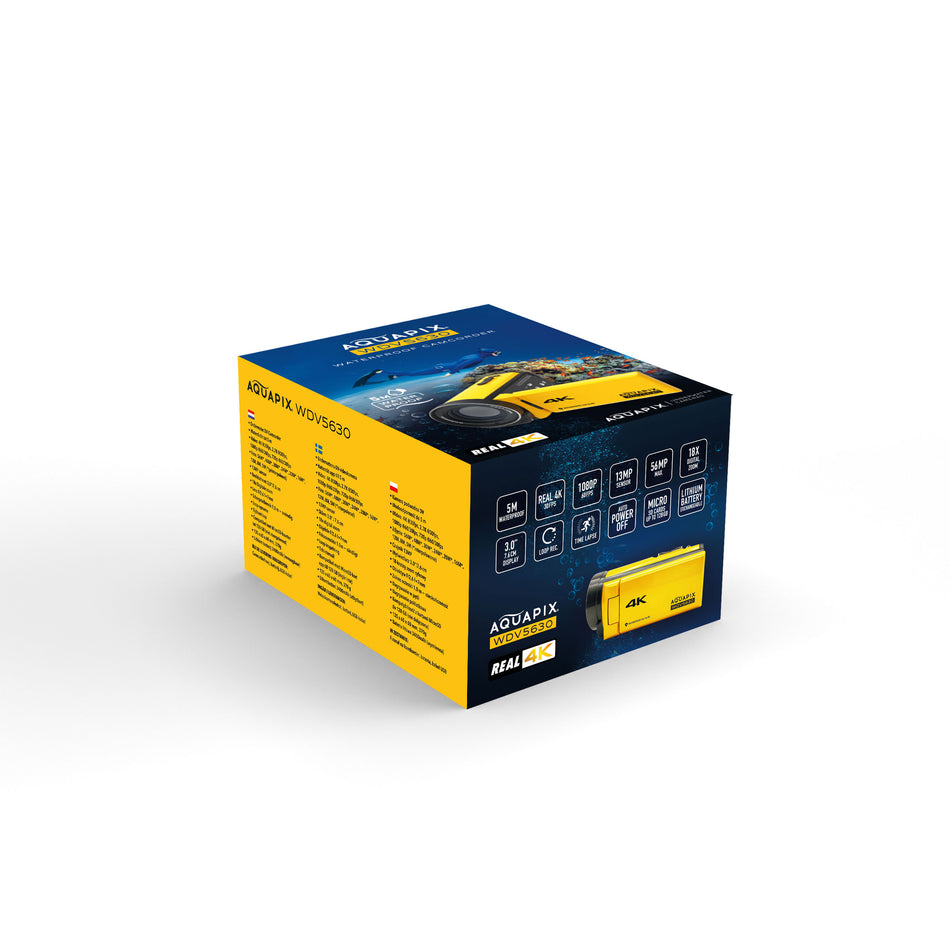 Aquapix Waterproof Dv Camcorder Wdv5630 Yellow