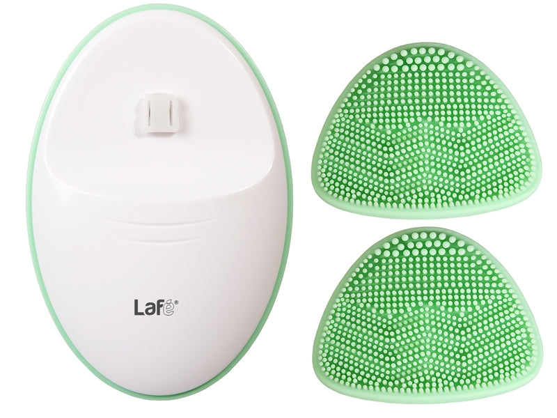 Lafe Cleaning Massaging Sonic Face Brush Green