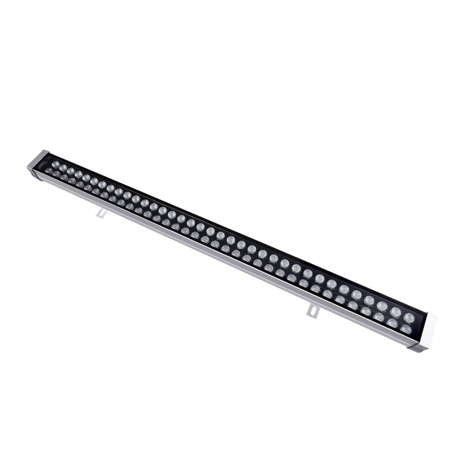 WASHERMOZA 90165 Μπάρα Φωτισμού Wall Washer LED 72W 7920lm 10-30° DC 24V Αδιάβροχο IP66 Θερμό Λευκό 2700K Dimmable - Bridgelux SMD Chip - Γκρι Ανθρακί - Μ100 x Π8 x Υ12.5cm - 3 Χρόνια Εγγύηση
