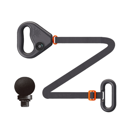 Πιστόλι Μασάζ Με Ζώνη M19 | Εύκολο Μασάζ Πλάτης, Αυχένα & Ποδιών | 2-1 Συσκευή Μασάζ Σώματος | Μαύρο