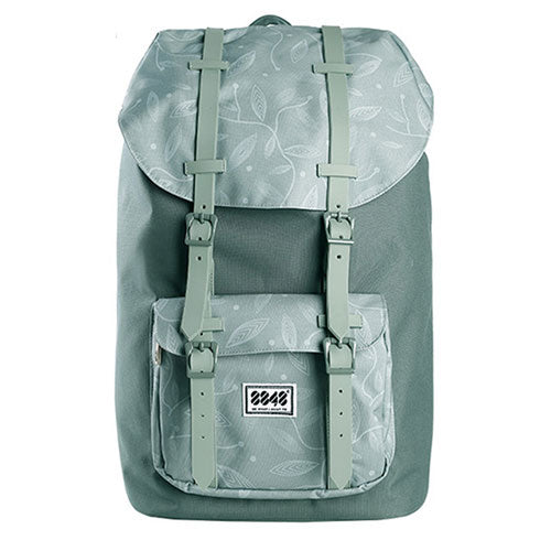 8848 Travel Backpack 15,6' Unisex Waterproof Green Moss/Green