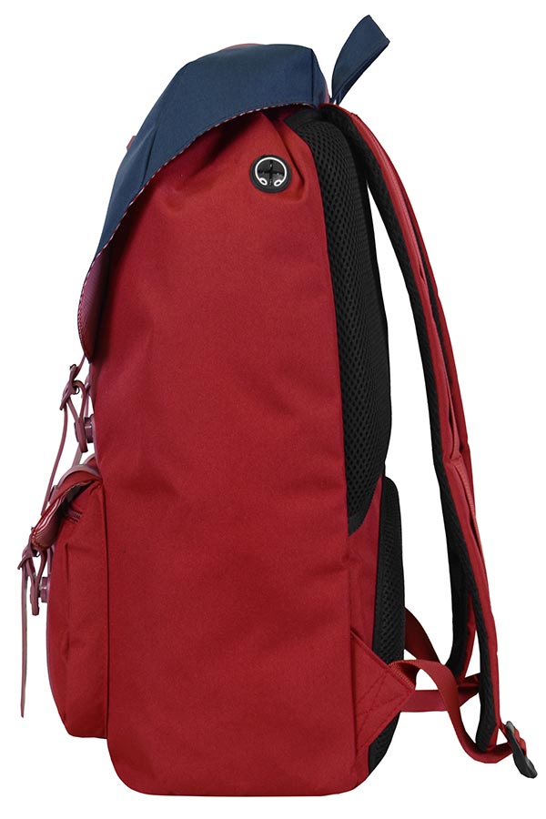 8848 Travel Backpack 15,6' Unisex Waterproof Burgundy Blue