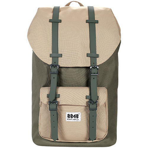 8848 Travel Backpack 15,6' Unisex Waterproof Khaki Green