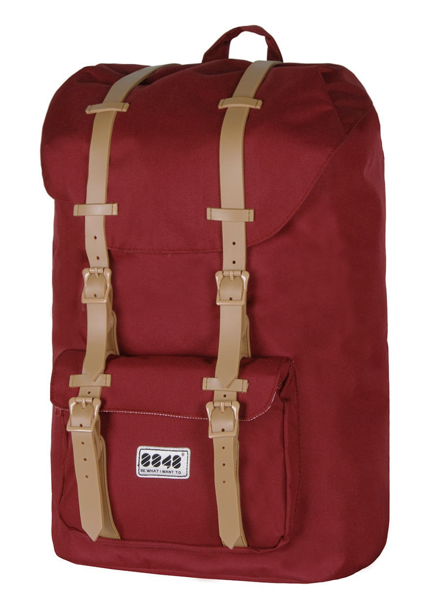 8848 Travel Backpack 15,6' Unisex Waterproof Burgundy