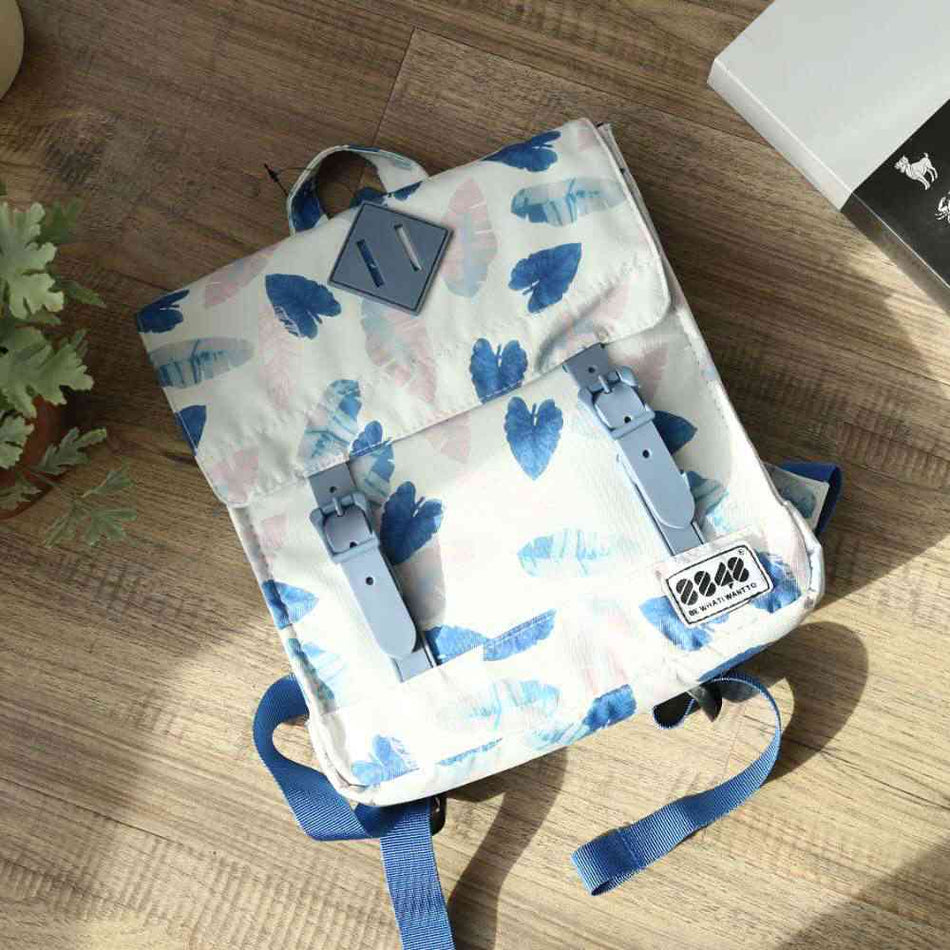 8848 Backpack For Children With Feathers Print