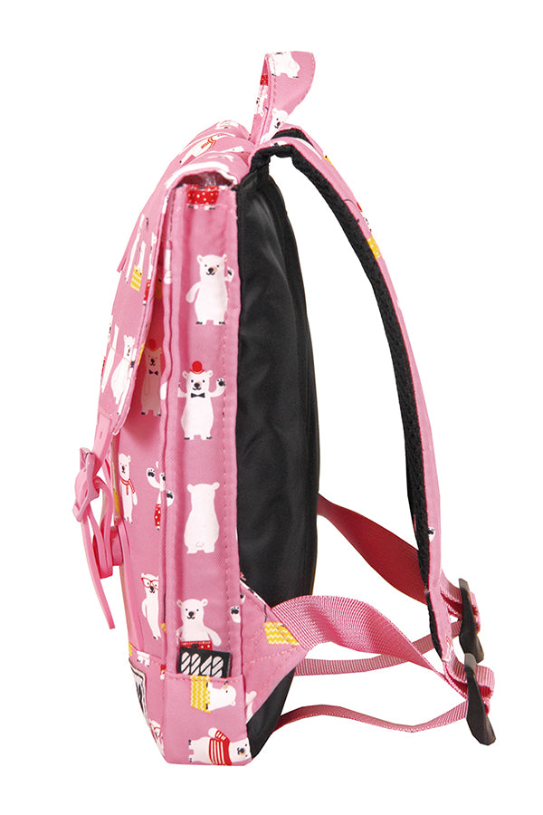 8848 Backpack For Children With White Bears Print