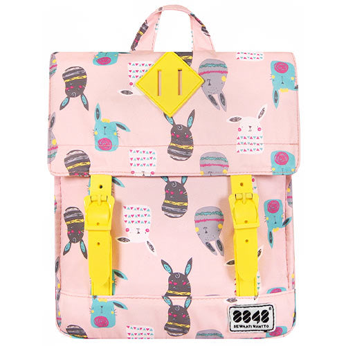 8848 Backpack For Children With Hares Print