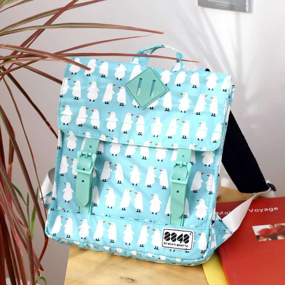 8848 Backpack For Children With Penguins Print