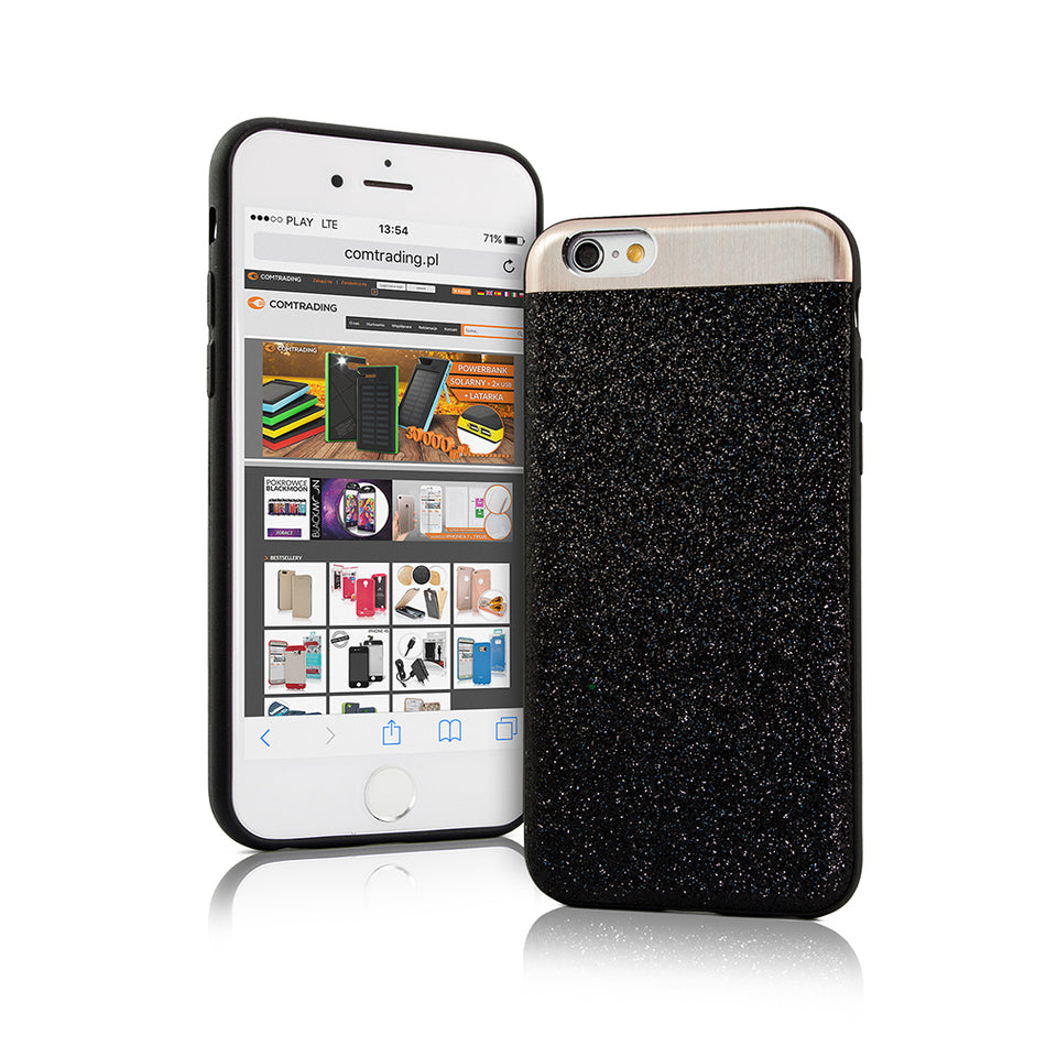 Blackmoon Back Case Glossy Iphone 7 Plus/8 Plus Black