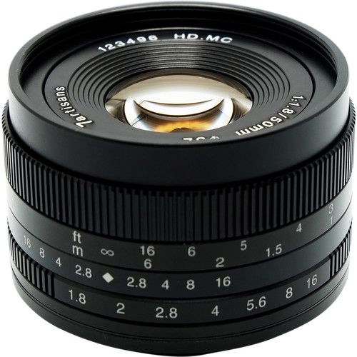 7Artisans 50mm f/1.8 Photoelectric Lens For Fujifilm X (Black)