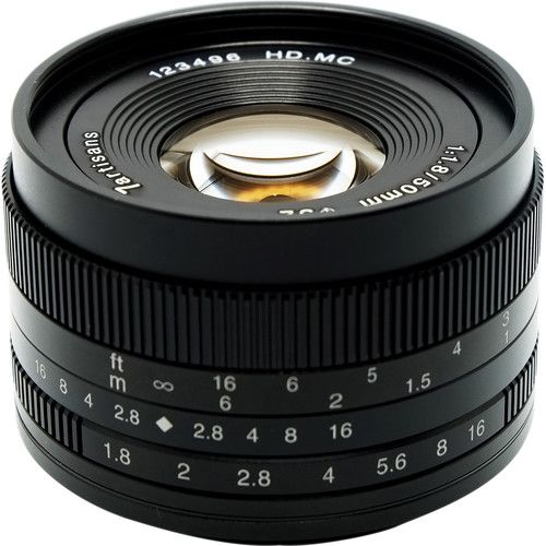 7artisans 50mm f/1.8 Photoelectric Lens For Sony E (Black)