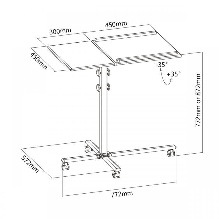 Sbox Mobile Floor Stand