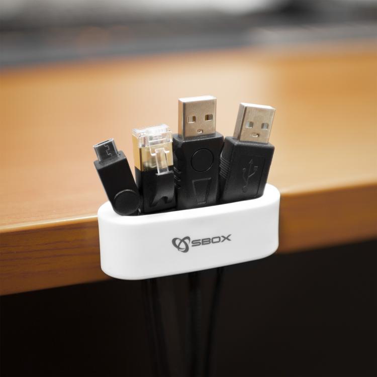Sbox Cable Organizer Station White