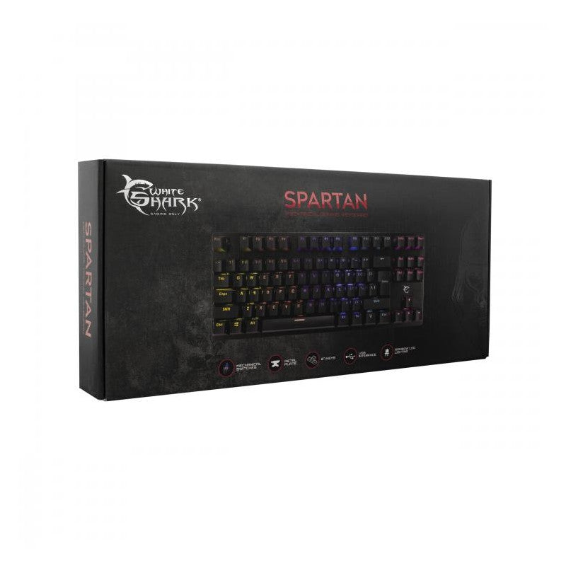 White Shark Mechanical Keyboard Spartan Metal Us