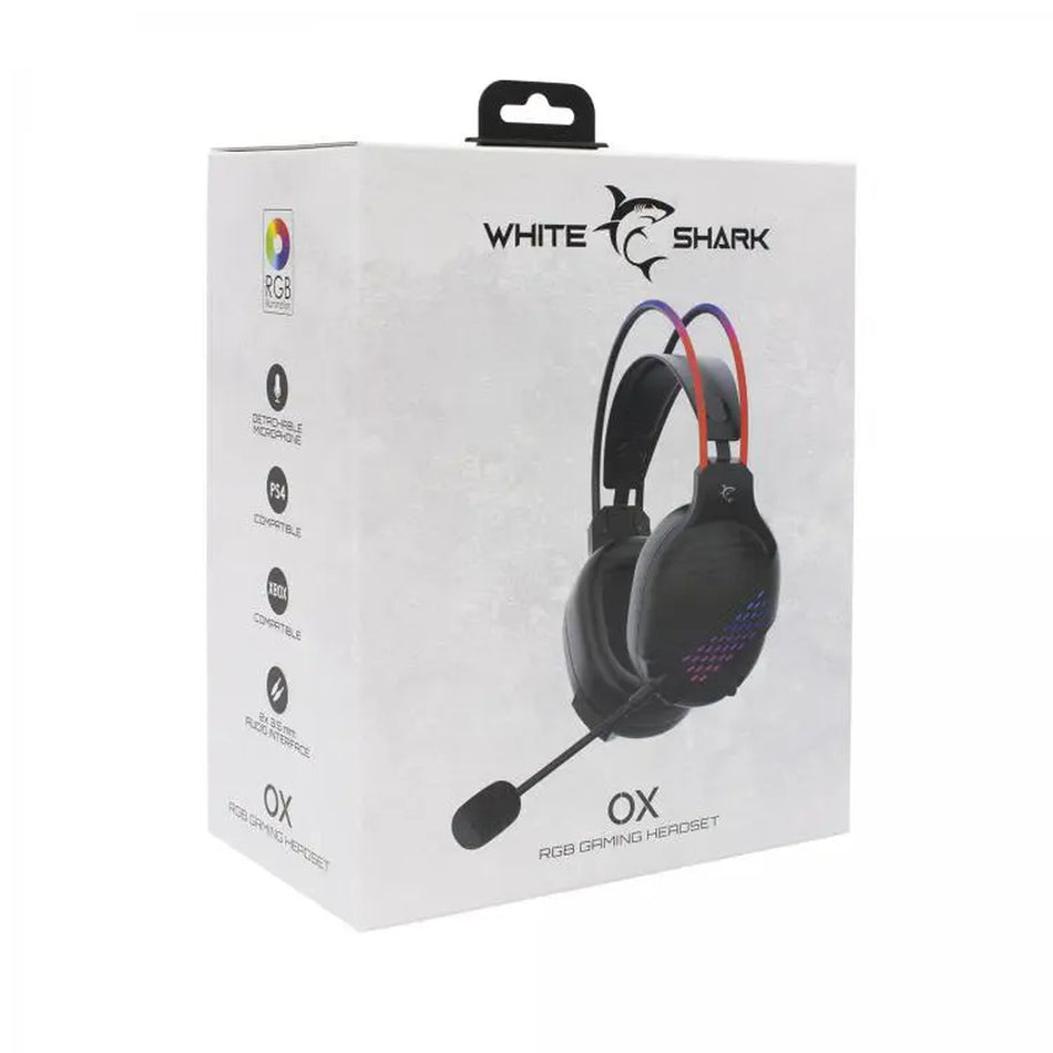 White Shark Rgb Headset Ox