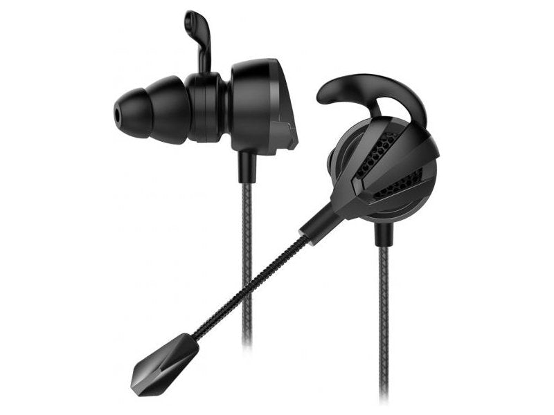 White Shark In Ear Headset + Microphone Blackbird