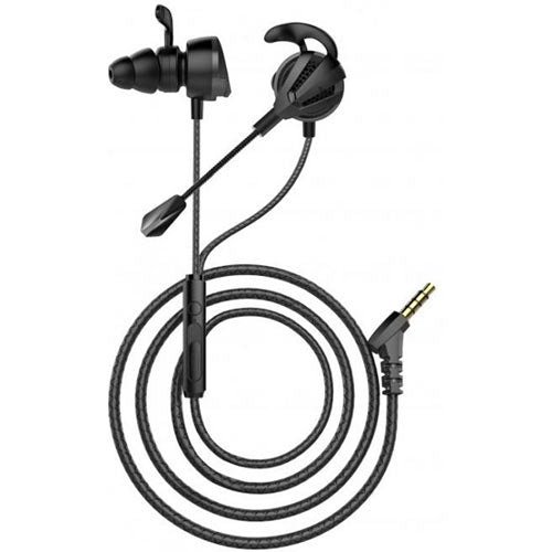 White Shark In Ear Headset + Microphone Blackbird
