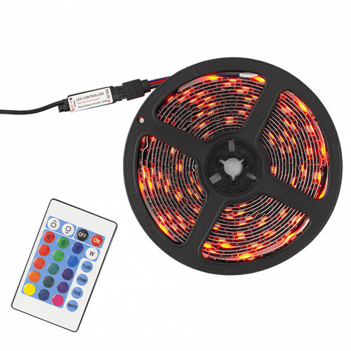 White Shark RGB LED-Streifen + IR-Fernbedienung Helios 3 M